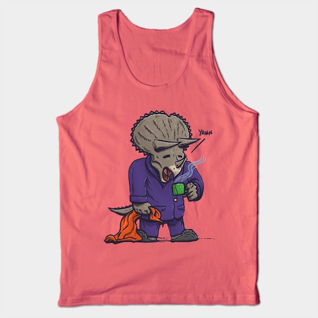 The Sleepysaurus Tank Top by nickv47